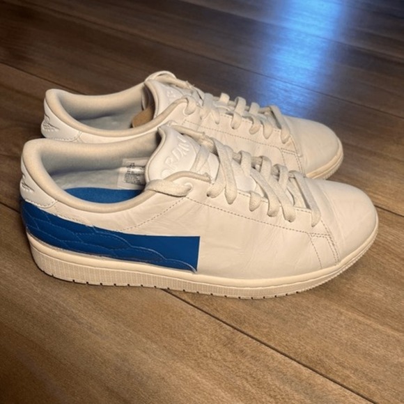 Jordan Court Vision Low SE‎ Men White Blue Leather Sneakers Size 8.5 DJ2756114 main image 7